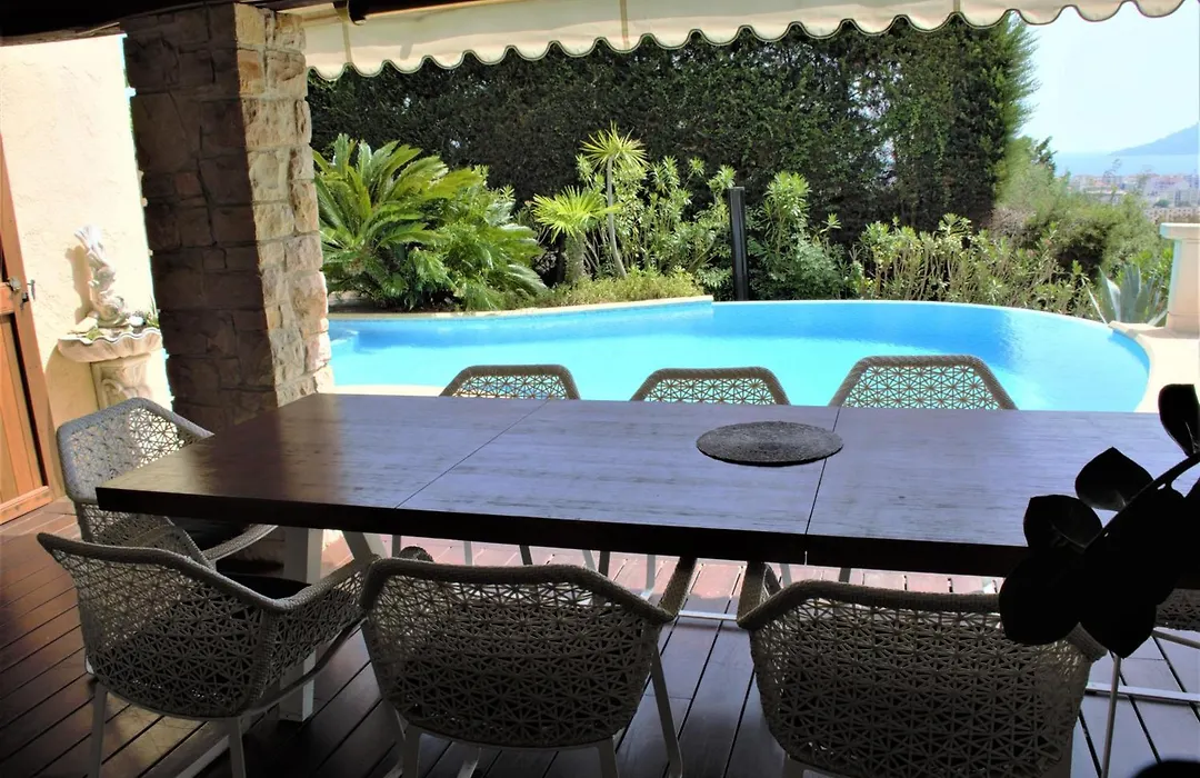 Villa 8 Pers A Cannes Spacieuse, Piscine Vue Mer-1