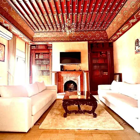 Villa Rayan Marrakech secteur Palmeraie dans Propriété de 2 hectares avec jardin arbres fruitiers-2