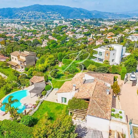 Villa Bleu Rivage - Piscine Cannes Vue panoramique-2