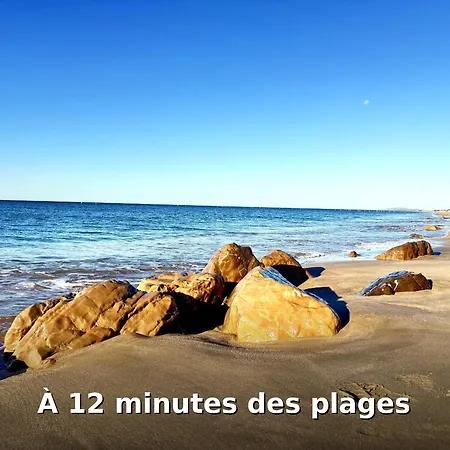 VillaJacuzzi privatif sans vis à vis en ville 12 mn des plages-3