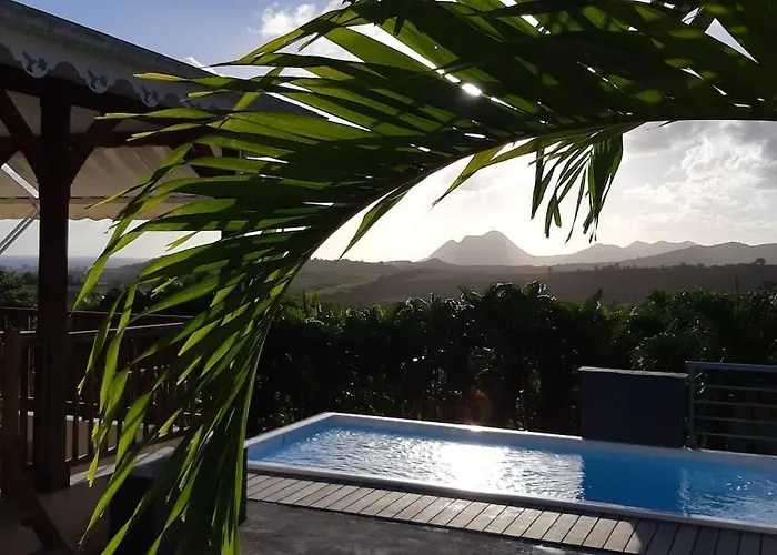 Villa Ti Zandoli avec piscine et très belle vue Sainte-Luce