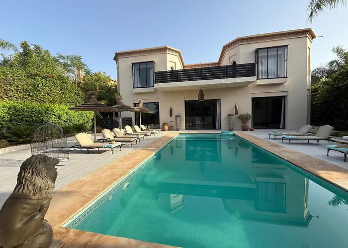 Villa Jude Luxury 6Br Villa With Private Pool, Sleeps 12, Near Golf & City Marrakesh