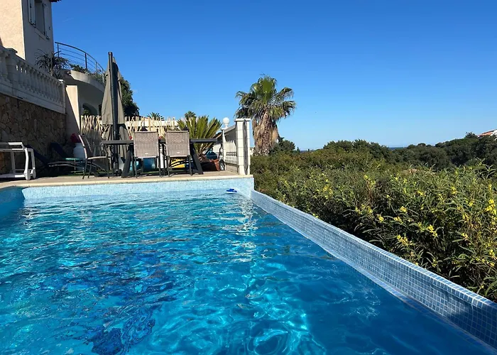Villa soleil - Vue mer et montagne - Piscine privée, tennis, accès plage à pied Roquebrune-sur Argens