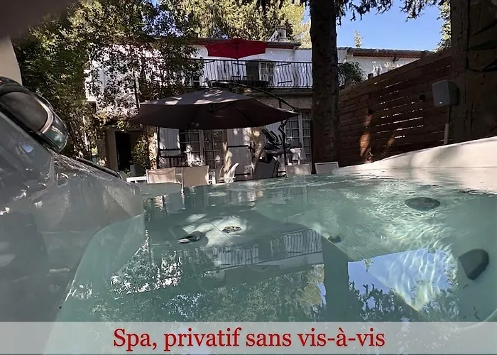 Villa&spa 3 ch 6pers en ville 12 mn de la plage Montpellier